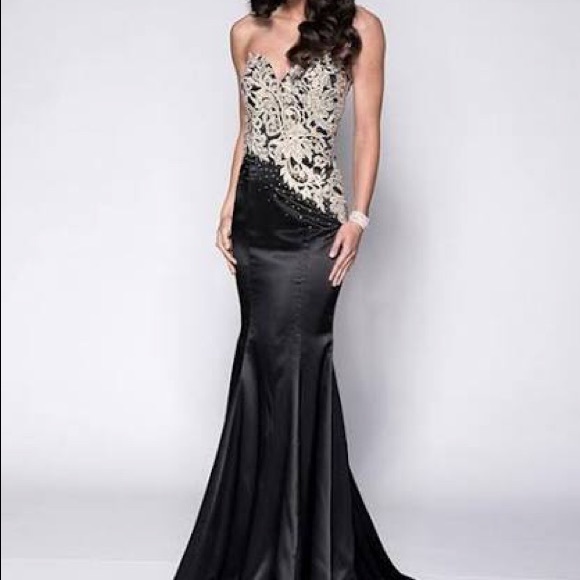 Envious Couture Dresses & Skirts - Wow $175 last reduction Envious Couture Pageant Size 00 Black & Gold need sales